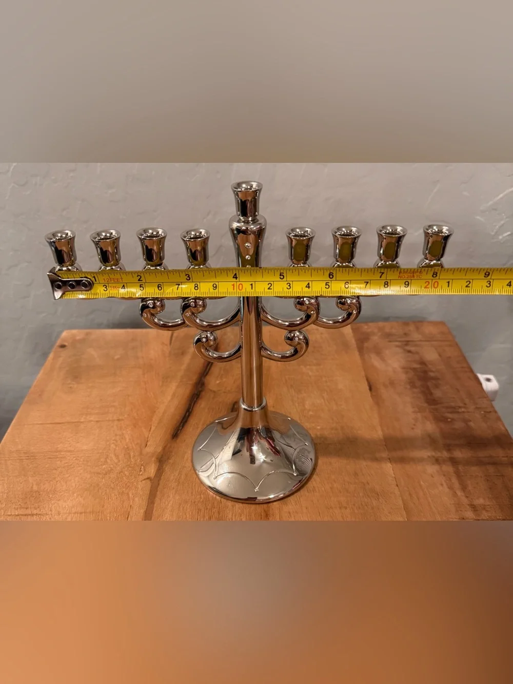 Hanukkah Menorah - with Swarovski crystals.
